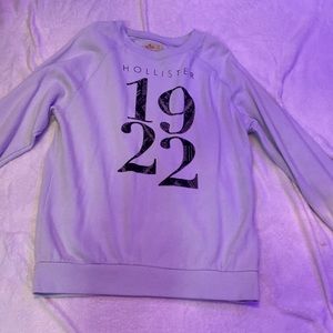 light blue Hollister crewneck size small